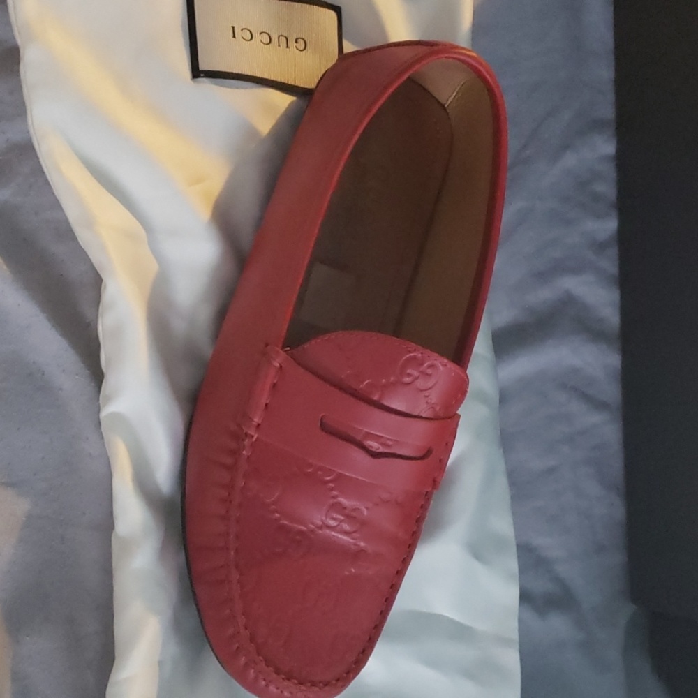 Gucci leather calf loafers